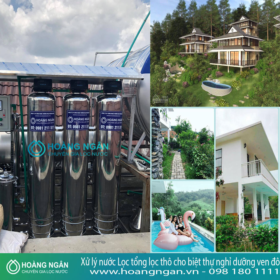 Xử lý nước lọc tổng lọc thô cho biệt thự nghỉ dưỡng ven đô Xử lý nước lọc tổng lọc thô cho biệt thự nghỉ dưỡng ven đô