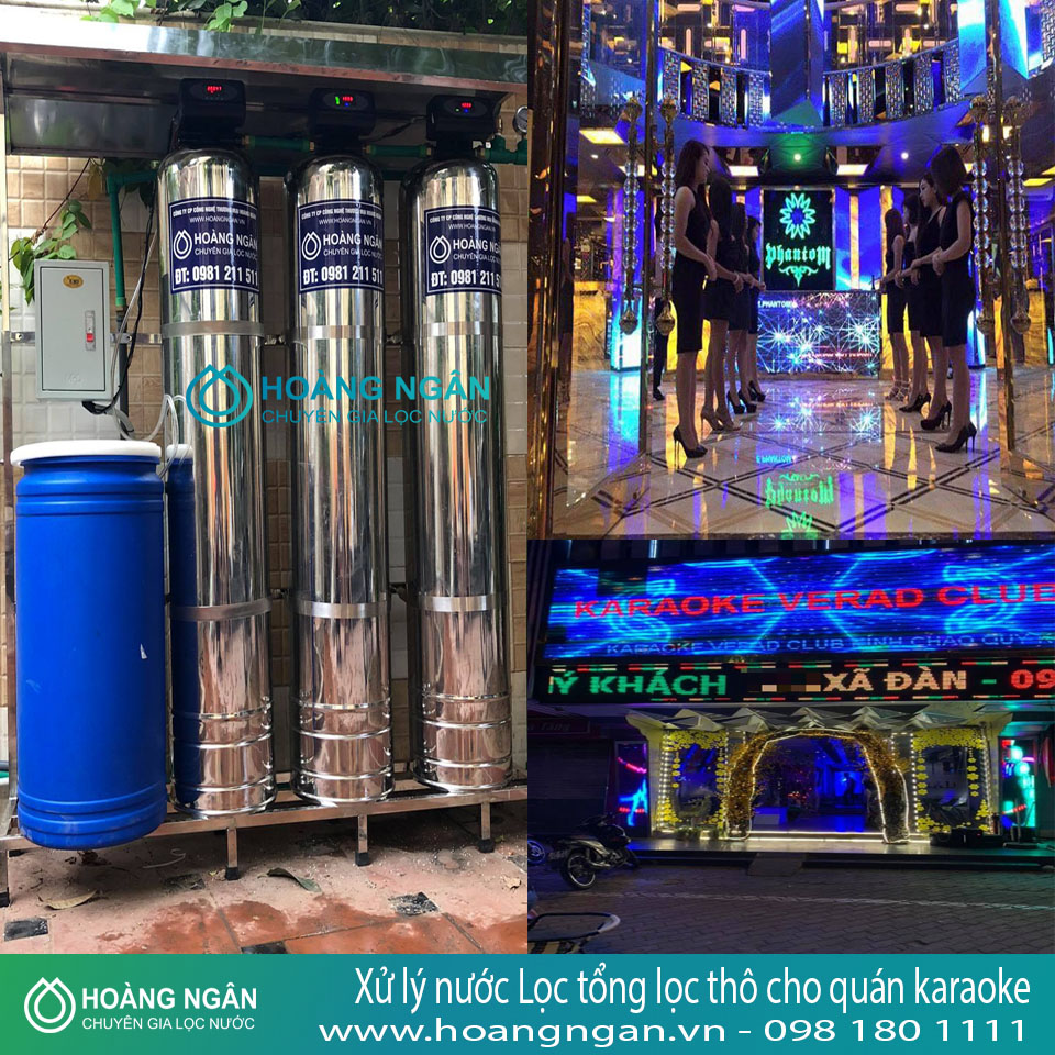 Xử lý nước Lọc tổng lọc thô cho quán karaoke Xử lý nước Lọc tổng lọc thô cho quán karaoke