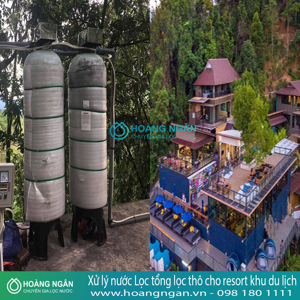 Xử lý nước lọc tổng lọc thô cho resort khu du lịch Xử lý nước lọc tổng lọc thô cho resort khu du lịch