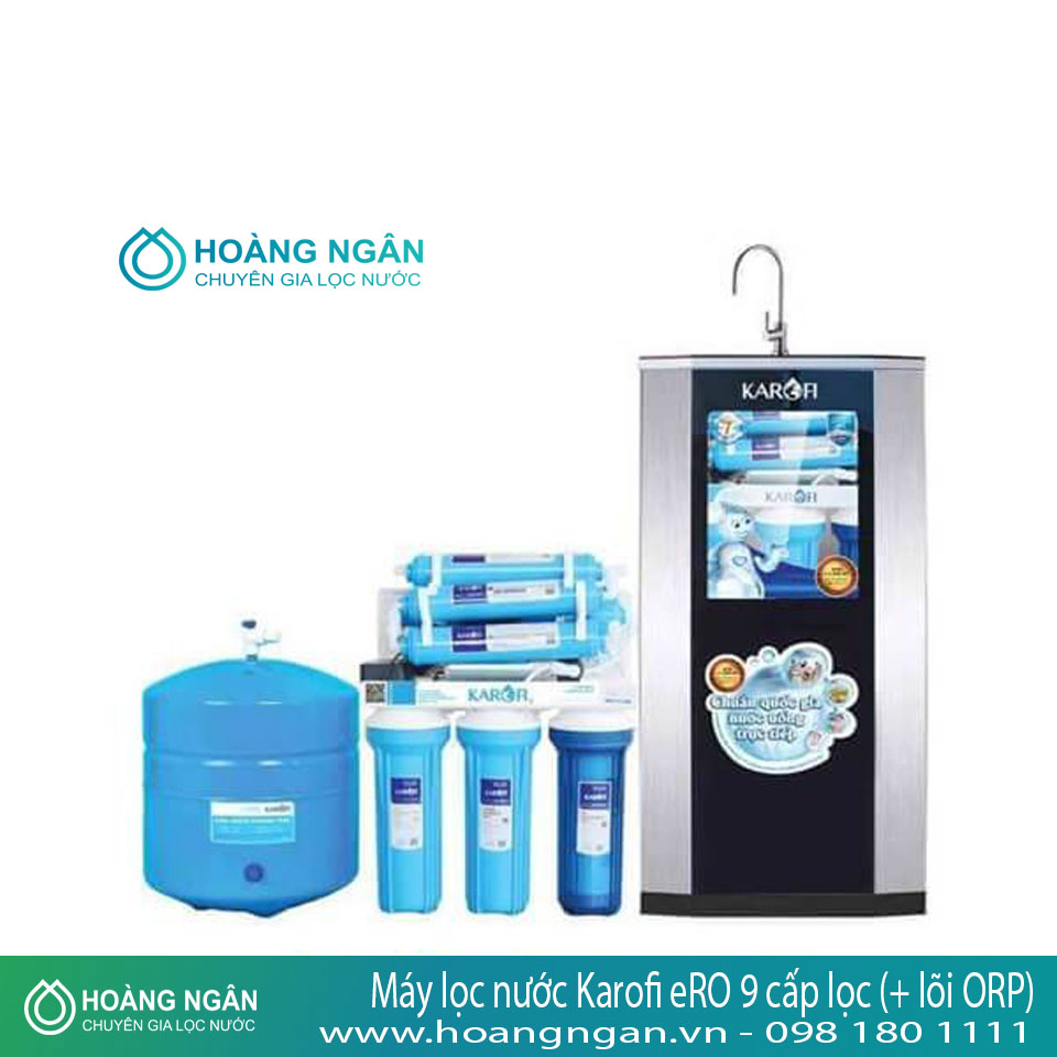 Máy lọc nước Karofi eRO 9 cấp lọc (+ lõi ORP) Máy lọc nước Karofi eRO 9 cấp lọc (+ lõi ORP)