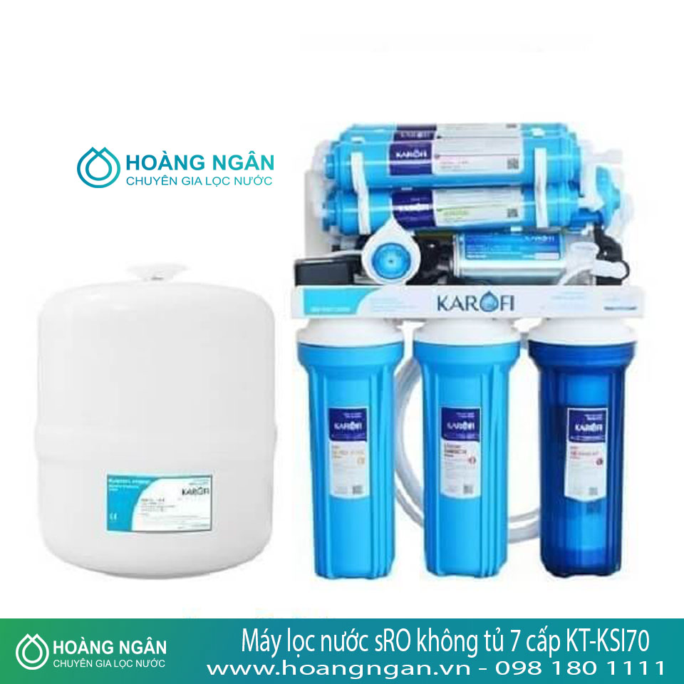 Máy lọc nước sRO không tủ 7 cấp KT-KSI70 Máy lọc nước sRO không tủ 7 cấp KT-KSI70
