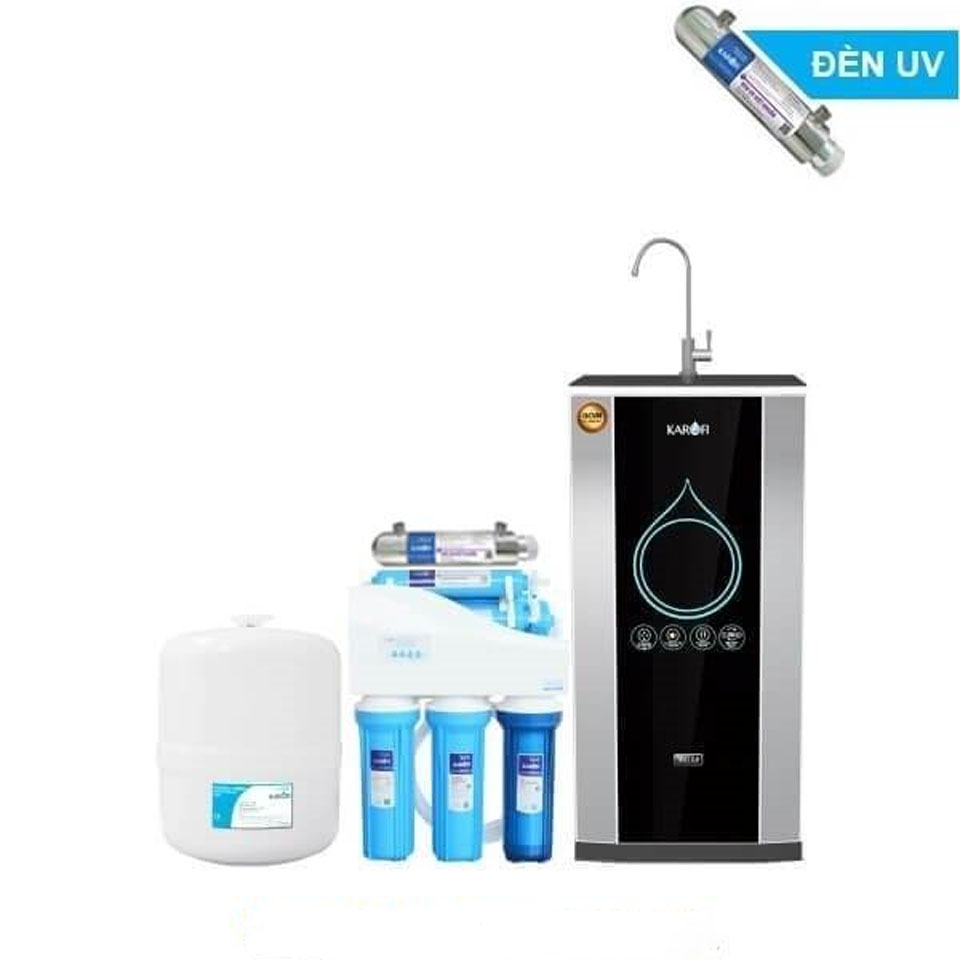 Máy lọc nước Karofi IRO 2.0 - 9 cấp K8IQ-2 tủ IQ cao cấp có đèn UV Máy lọc nước Karofi IRO 2.0 - 9 cấp K8IQ-2 tủ IQ cao cấp có đèn UV