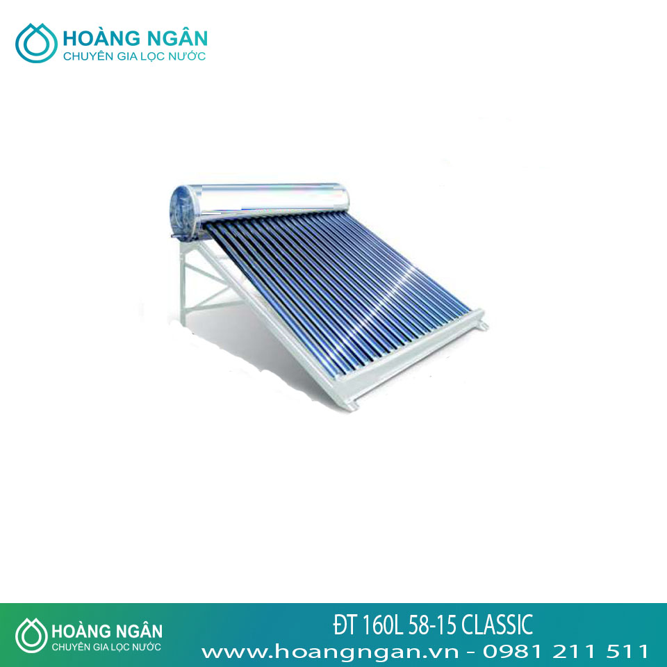 Máy nước nóng năng lượng mặt trời ĐT 160L 58-15 CLASSIC Máy nước nóng năng lượng mặt trời ĐT 160L 58-15 CLASSIC