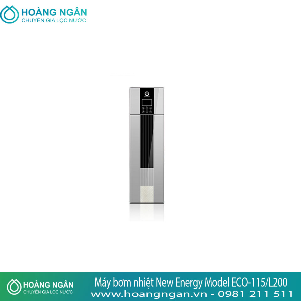 Máy bơm nhiệt nước nóng Heatpump New Energy Model ECO-115/L200 200lít (Bạc) Máy bơm nhiệt nước nóng Heatpump New Energy Model ECO-115/L200 200lít (Bạc)