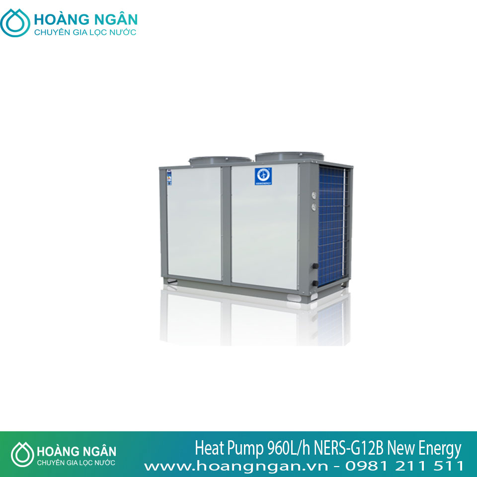 Máy bơm nhiệt nước nóng không khí Heat Pump công suất 960L/h NERS-G12B New Energy Máy bơm nhiệt nước nóng không khí Heat Pump công suất 960L/h NERS-G12B New Energy
