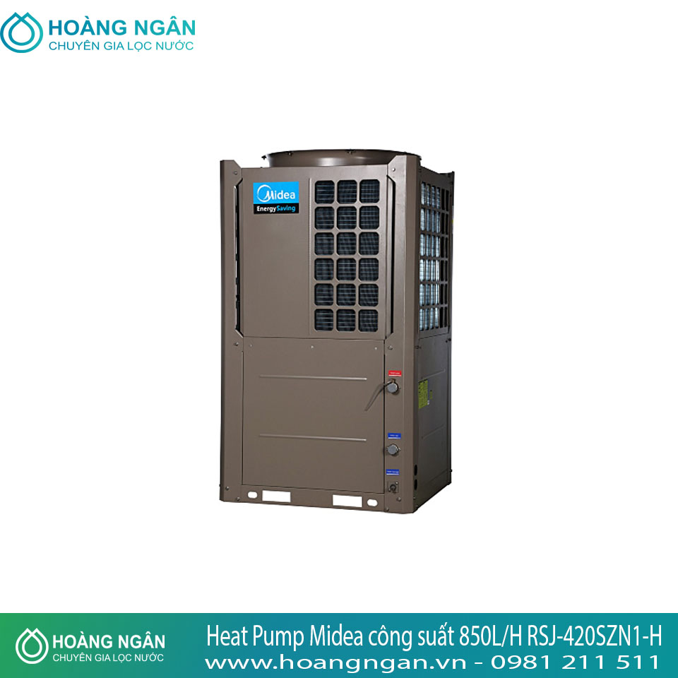 Hệ thống bơm nhiệt không khí Heat Pump Midea công suất 850L/H RSJ-420SZN1-H Hệ thống bơm nhiệt không khí Heat Pump Midea công suất 850L/H RSJ-420SZN1-H