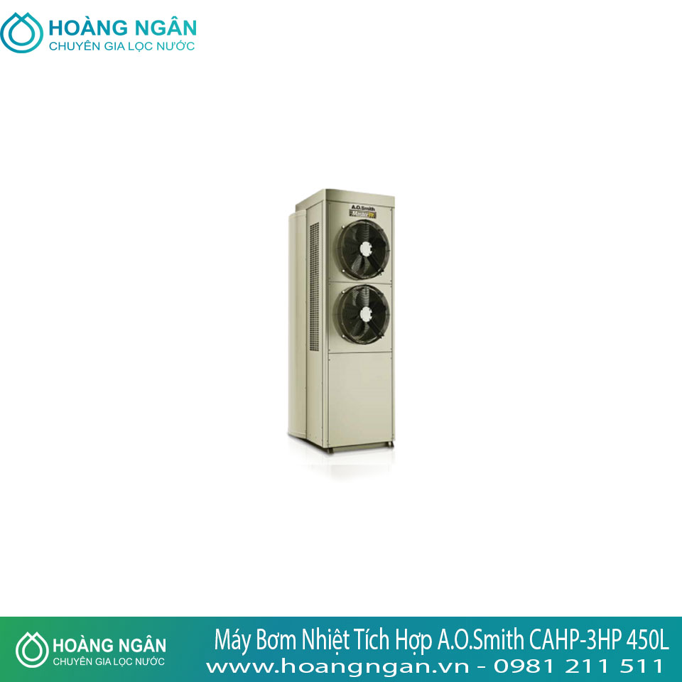 Máy Bơm Nhiệt Tích Hợp A.O.Smith CAHP-3HP 450L Máy Bơm Nhiệt Tích Hợp A.O.Smith CAHP-3HP 450L