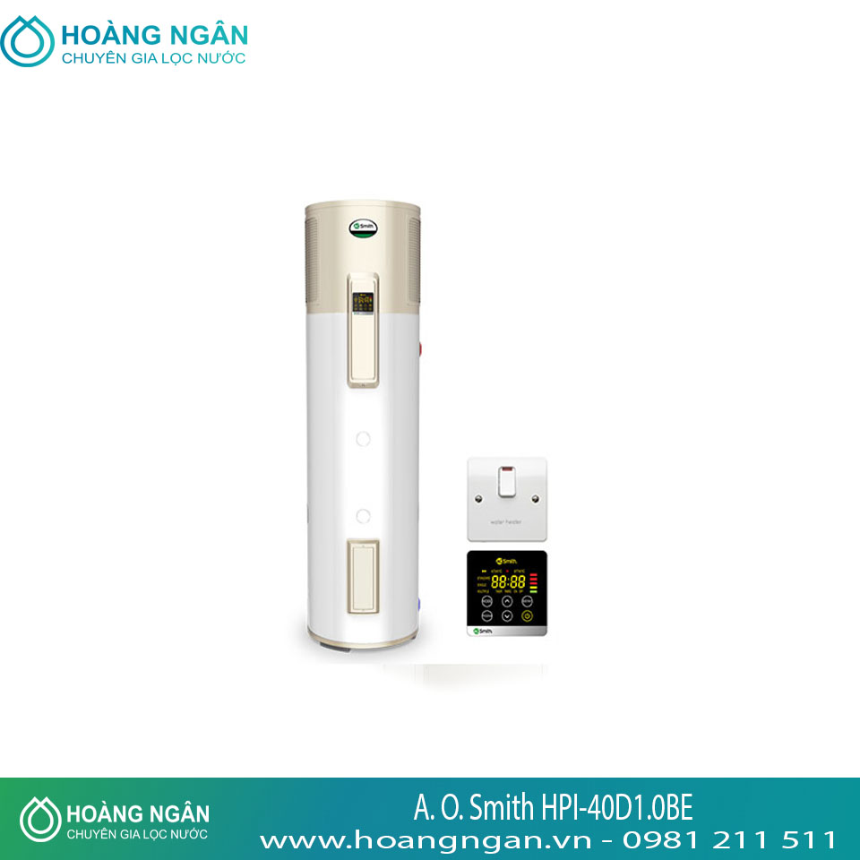 Máy nước nóng bơm nhiệt trung tâm A. O. Smith HPI-40D1.0BE Máy nước nóng bơm nhiệt trung tâm A. O. Smith HPI-40D1.0BE
