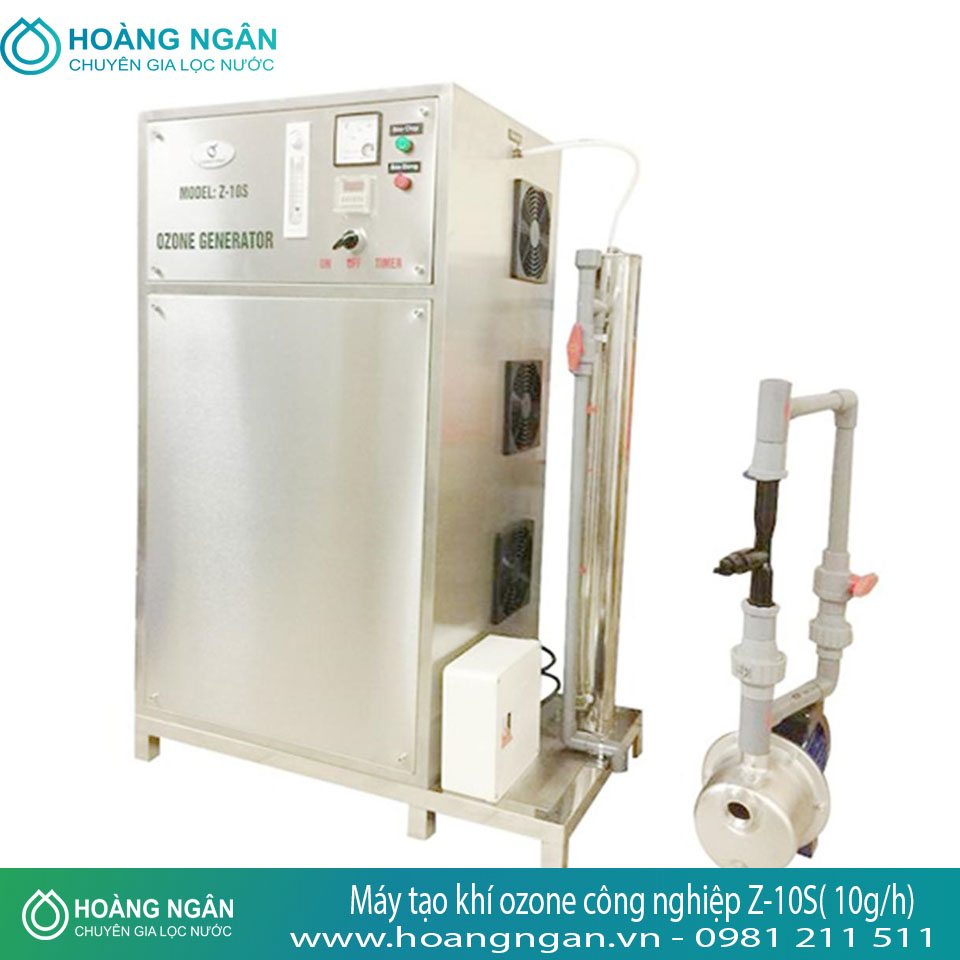 Máy tạo khí ozone công nghiệp Z-10S(10g/h)- có oxy Máy tạo khí ozone công nghiệp Z-10S(10g/h)- có oxy