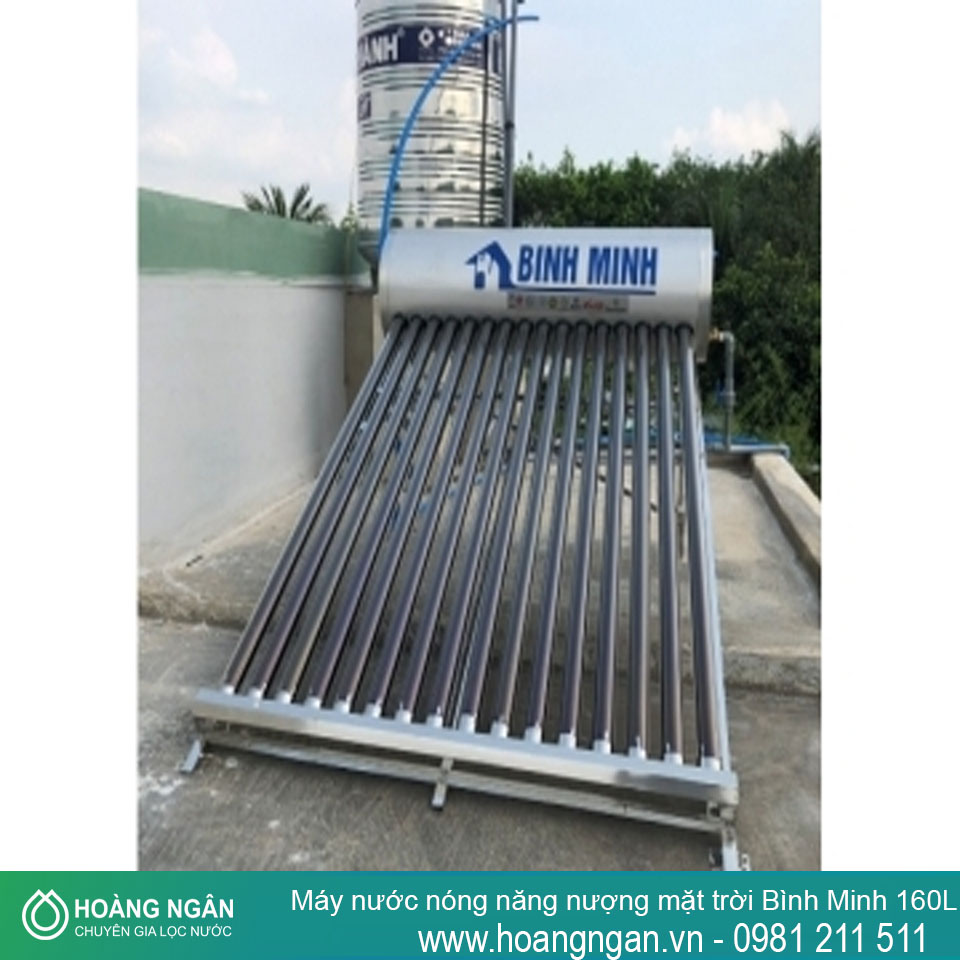 Máy nước nóng năng lượng mặt trời Bình Minh 160L Máy nước nóng năng lượng mặt trời Bình Minh 160L
