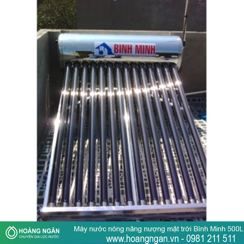Máy nước nóng năng lượng mặt trời Bình Minh 500L Máy nước nóng năng lượng mặt trời Bình Minh 500L