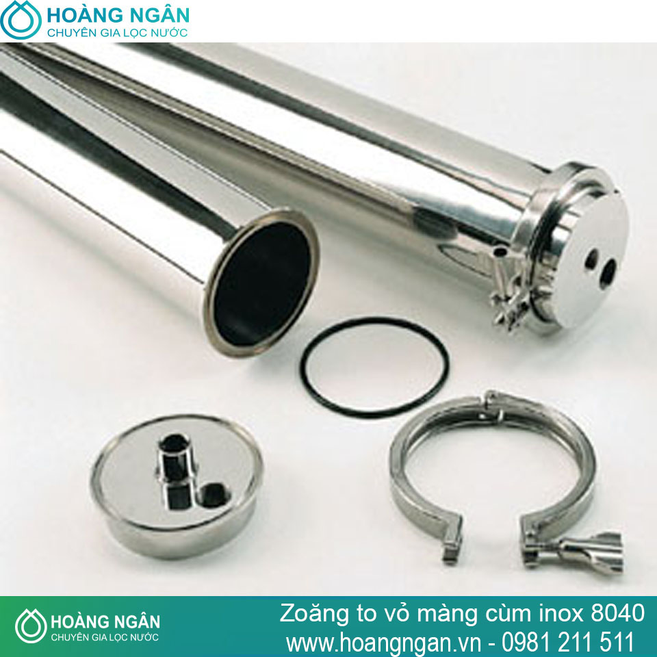 Zoăng to vỏ màng cùm inox 8040