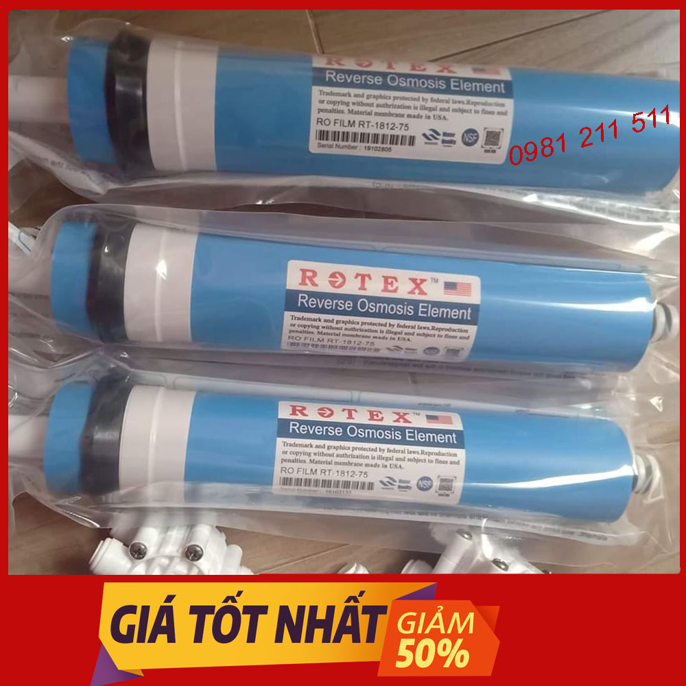 Màng R.O Rotex 50G dùng cho máy lọc nước Màng R.O Rotex 50G dùng cho máy lọc nước