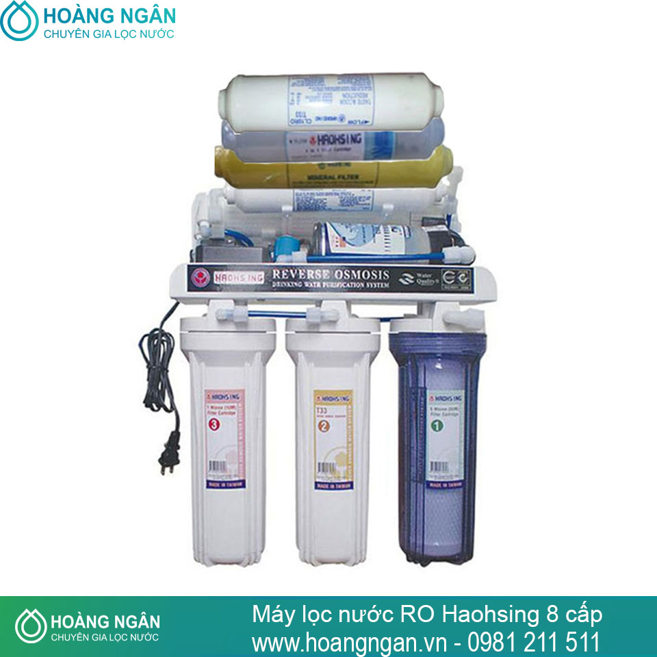 Máy lọc nước RO Haohsing 8 cấp không vỏ tủ Máy lọc nước RO Haohsing 8 cấp không vỏ tủ