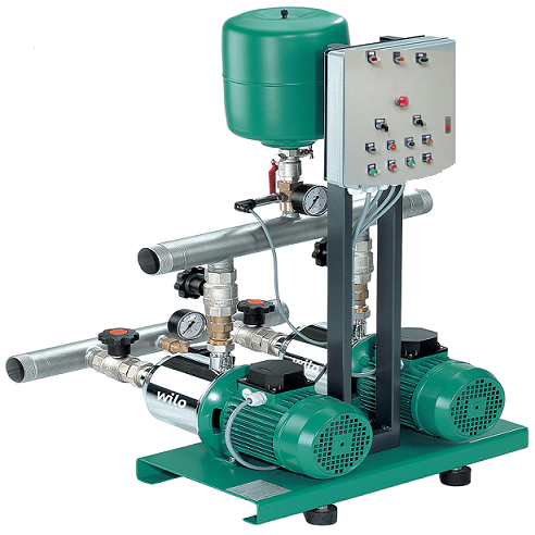 Bộ 2 bơm biến tần tăng áp Wilo MHI Series tích hợp biến tần Inverter Bộ 2 bơm biến tần tăng áp Wilo MHI Series tích hợp biến tần Inverter