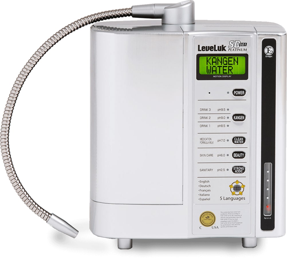 Máy lọc nước điện giải Kangen Leveluk SD501 Platinum Máy lọc nước điện giải Kangen Leveluk SD501 Platinum