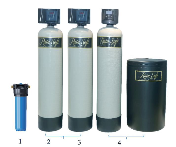 Hệ thống lọc nước nhập khẩu mỹ Rainsoft RS04 4 cấp Hệ thống lọc nước nhập khẩu mỹ Rainsoft RS04 4 cấp