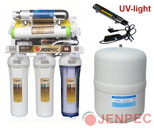 Máy lọc nước Jenpec Gold UV - Đèn UV diệt khuẩn Máy lọc nước Jenpec Gold UV - Đèn UV diệt khuẩn