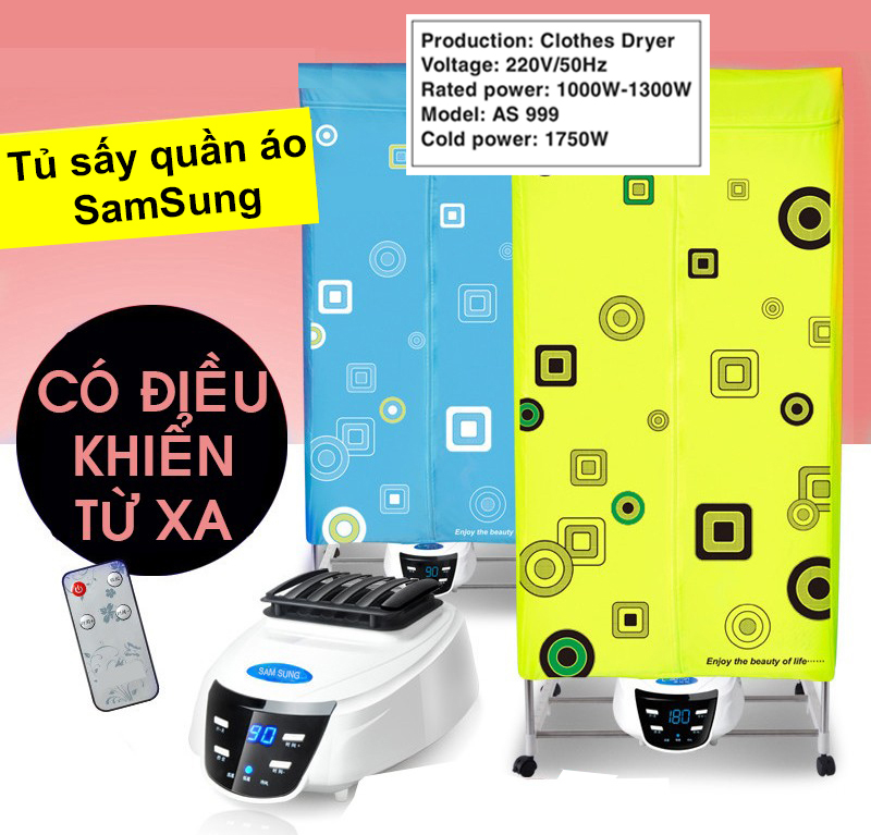 Máy sấy quần áo SamSung AS-999 Máy sấy quần áo SamSung AS-999