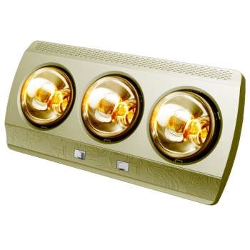 Đèn sưởi nhà tắm 3 bóng vàng Kottmann  Đèn sưởi nhà tắm 3 bóng vàng Kottmann