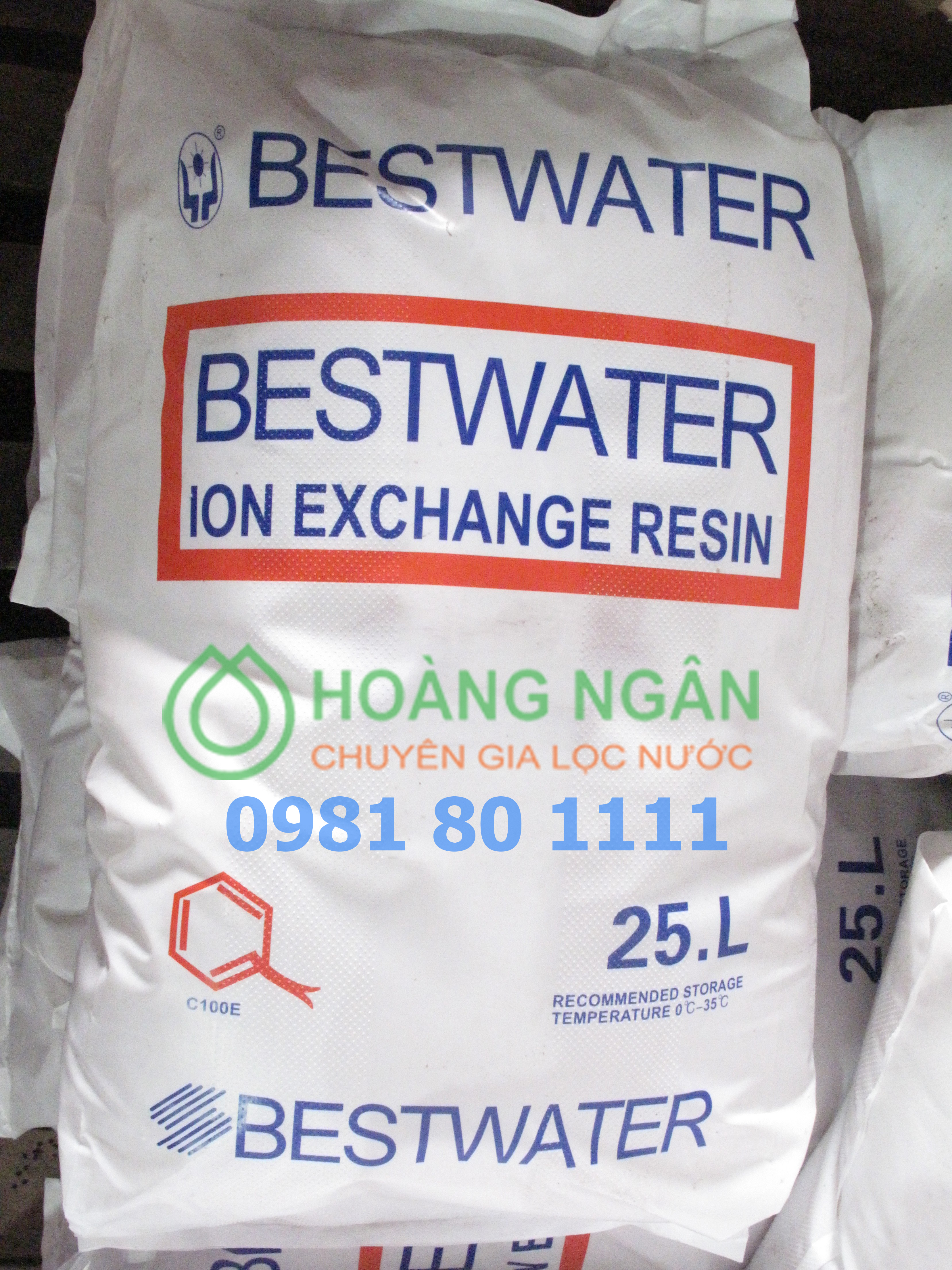 Hạt nhựa cation C100E - BestWater Hạt nhựa cation C100E - BestWater