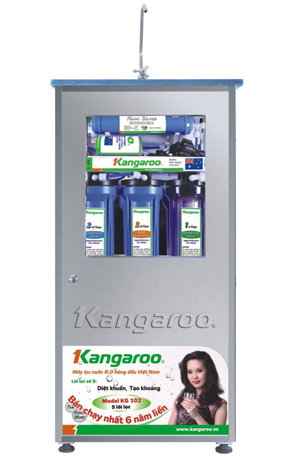 Máy lọc nước kangaroo KG102 (5 lõi lọc) Máy lọc nước kangaroo KG102 (5 lõi lọc)