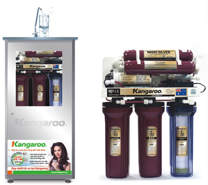 Máy lọc nước Kangaroo 6 lõi KG106 không vỏ tủ Máy lọc nước Kangaroo 6 lõi KG106 không vỏ tủ