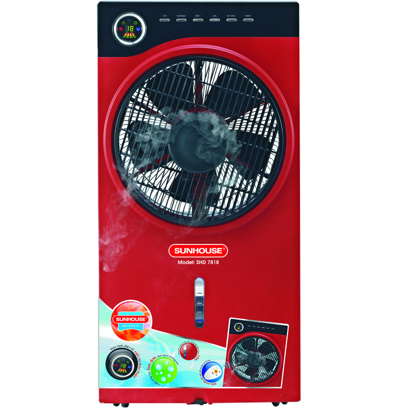 Quạt phun sương cao cấp Sunhouse SHD7818 Quạt phun sương cao cấp Sunhouse SHD7818