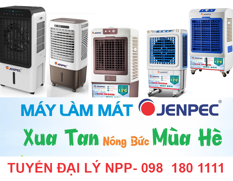 Tuyển đại lý phân phối máy làm mát  JENPEC tổng kho bán buôn quạt điều hòa
