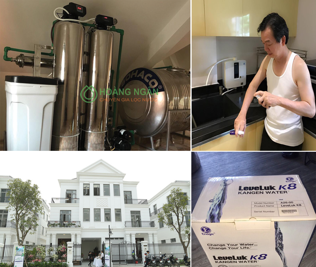 Hệ thống lọc tổng lọc thô biệt thự lâu đài cao cấp
