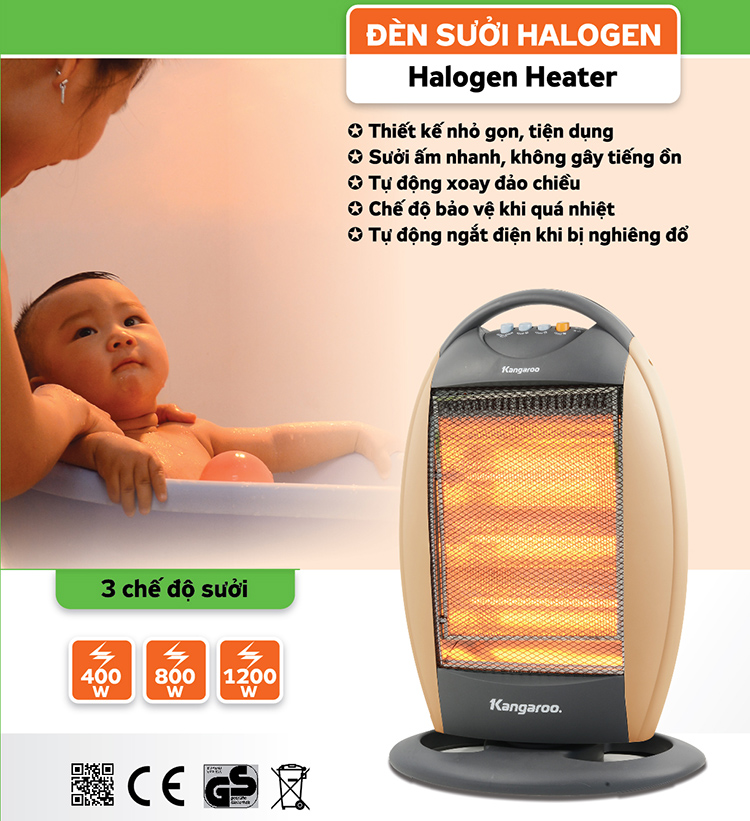 Đèn sưởi Halogen KG1011c