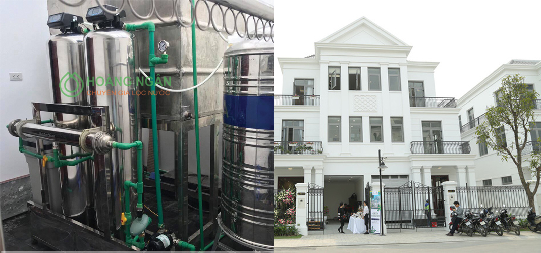 Hệ thống lọc tổng lọc thô biệt thự lâu đài cao cấp