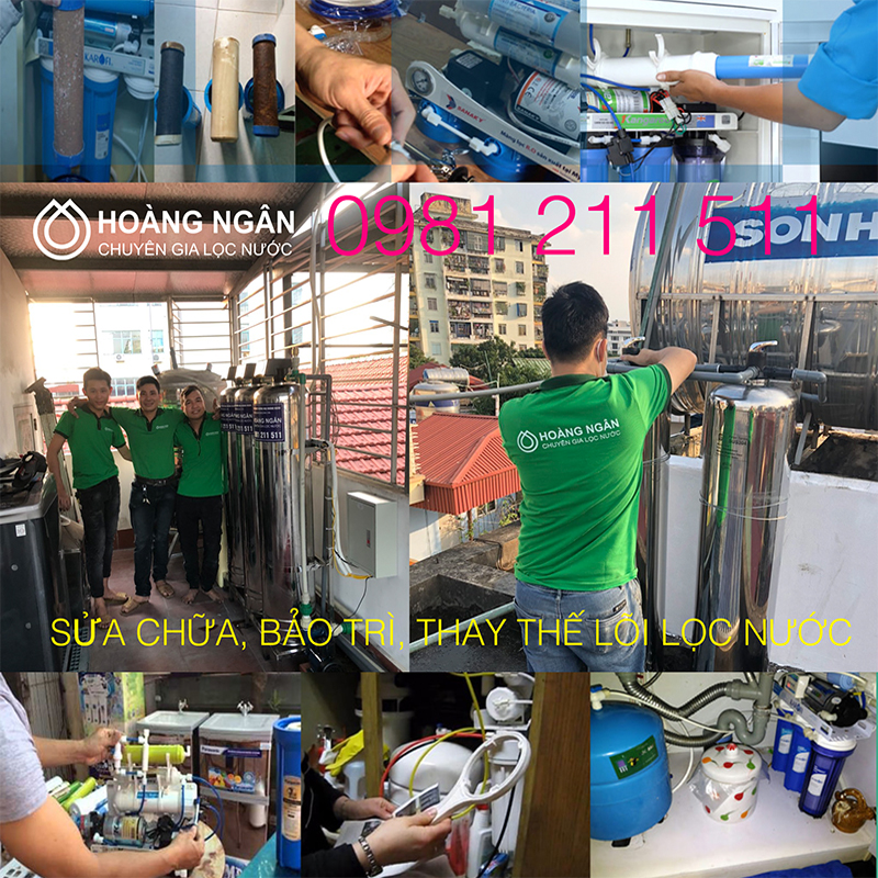 Báo giá dịch vụ sửa chữa và thay thế lõi lọc máy lọc nước Mutoshi