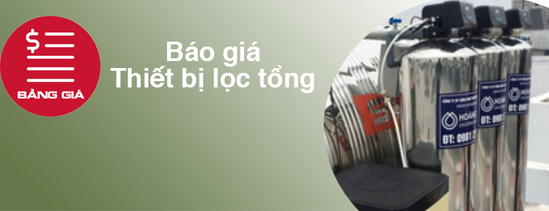 Báo giá các bộ lọc tổng đầu nguồn cho biệt thự lâu đài