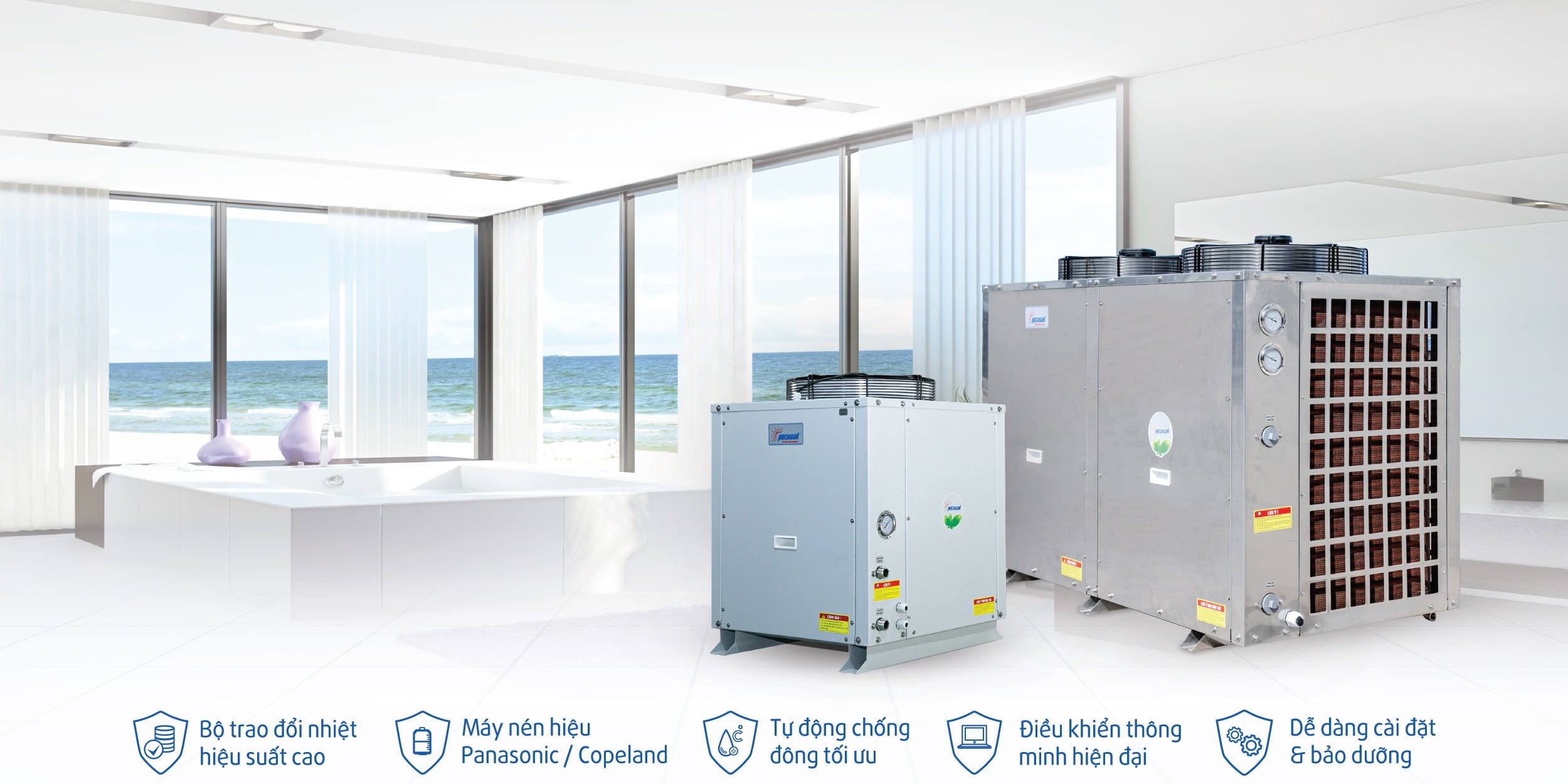Top các thương hiệu bình nước nóng bơm nhiệt tốt