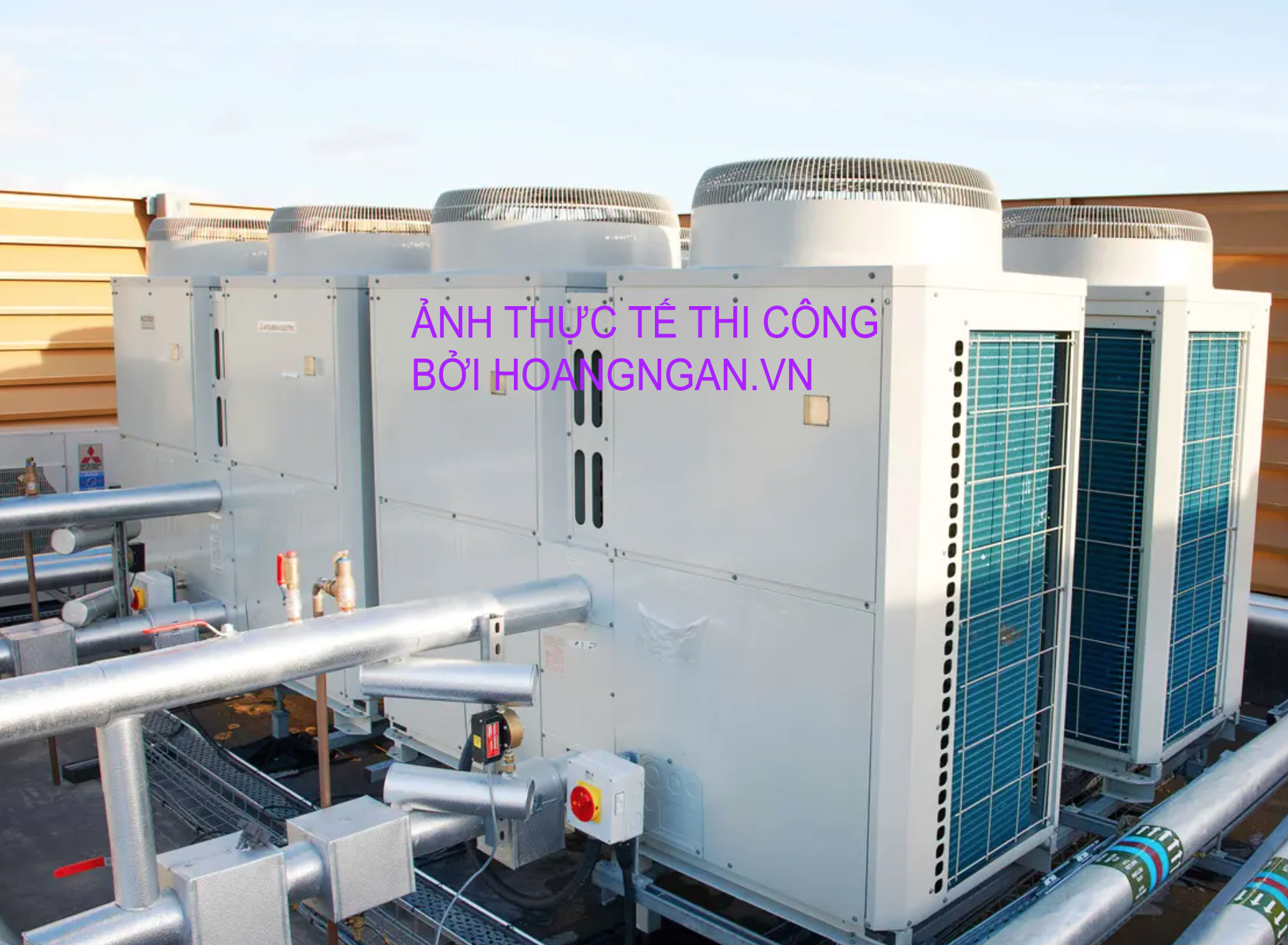 Máy bơm nhiệt giải nhiệt gió Heatpump mitsubishi CAHV – P500YB - HPB