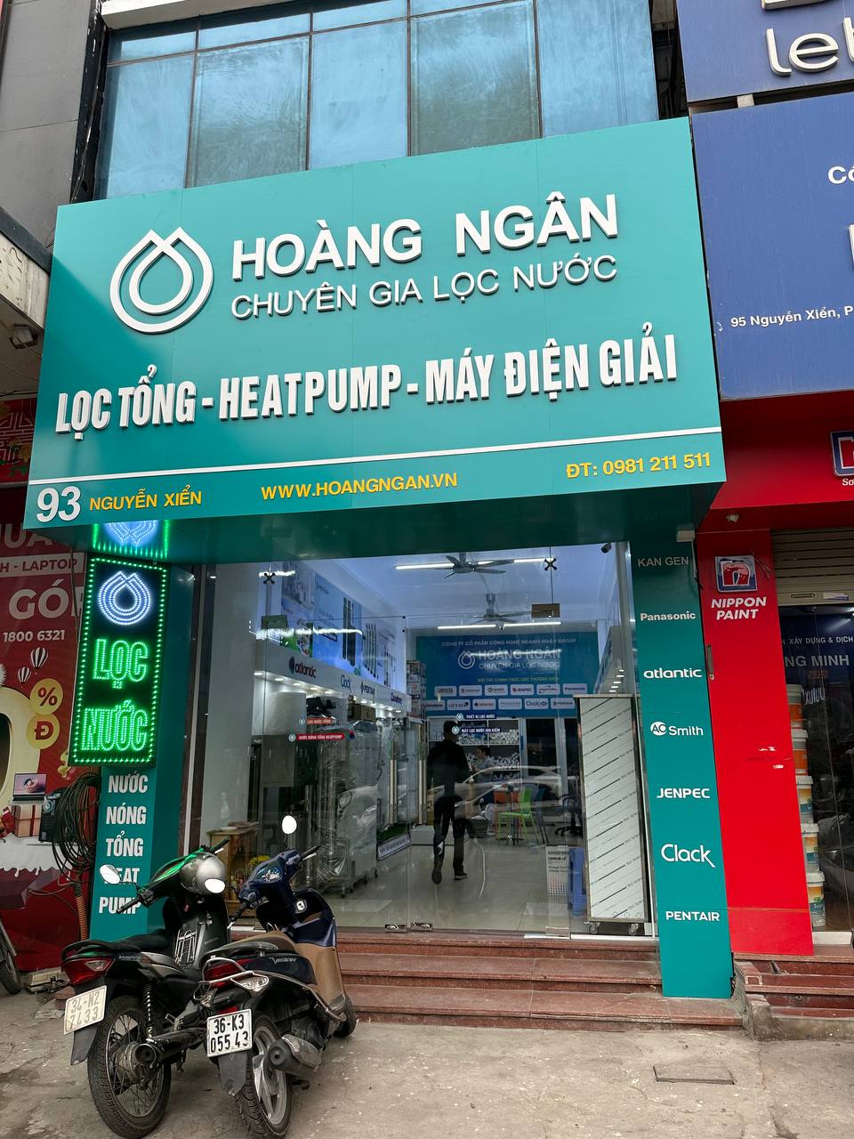 showroom lọc nước tổng hoàng ngân