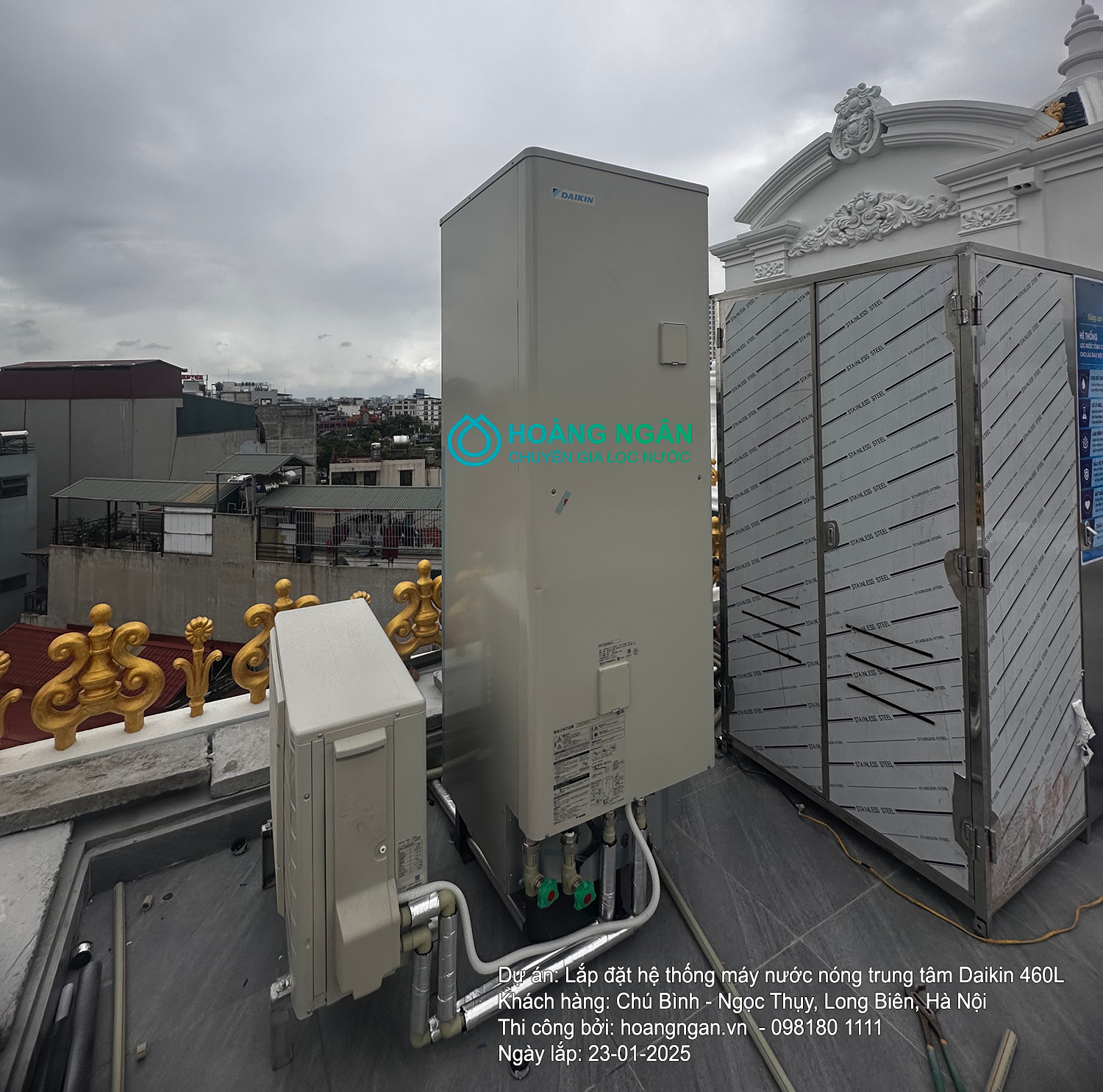 heatpump daikin dự án long biên