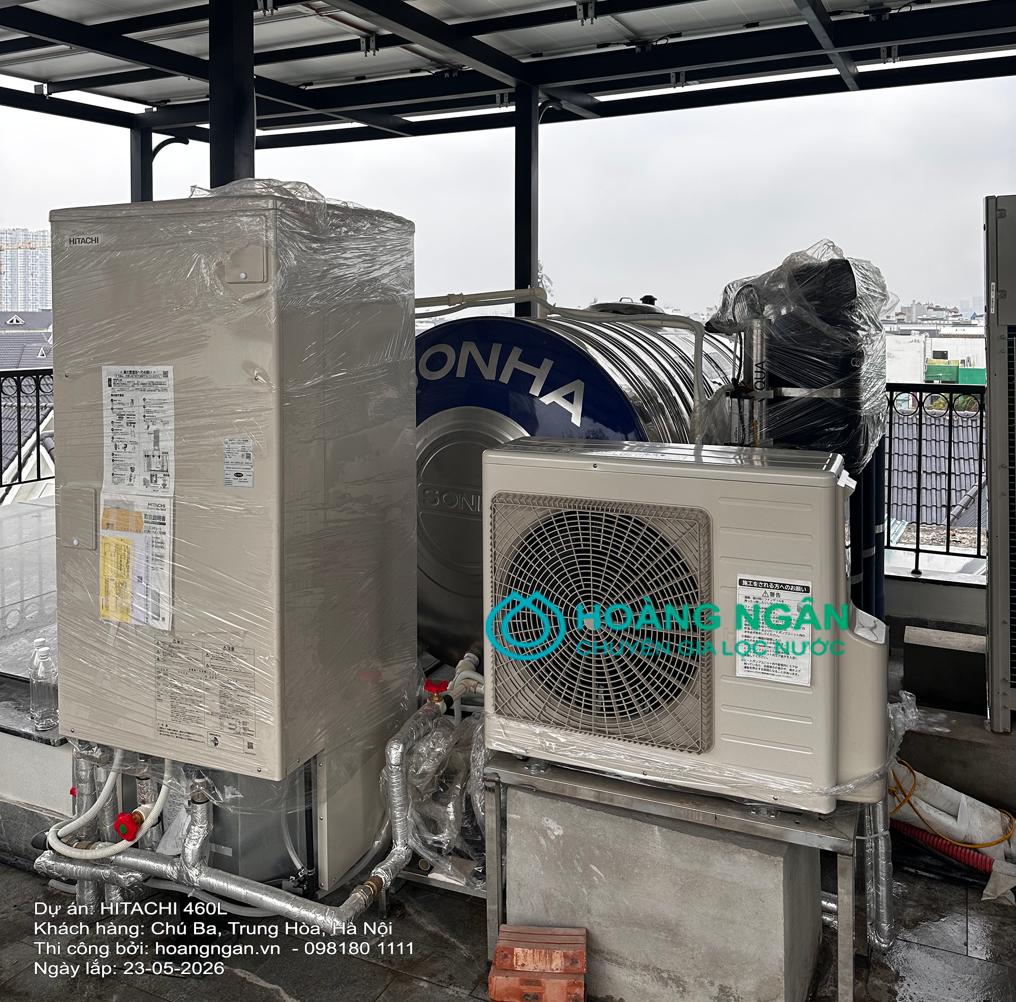 Dự án hitchi 460L trung hòa