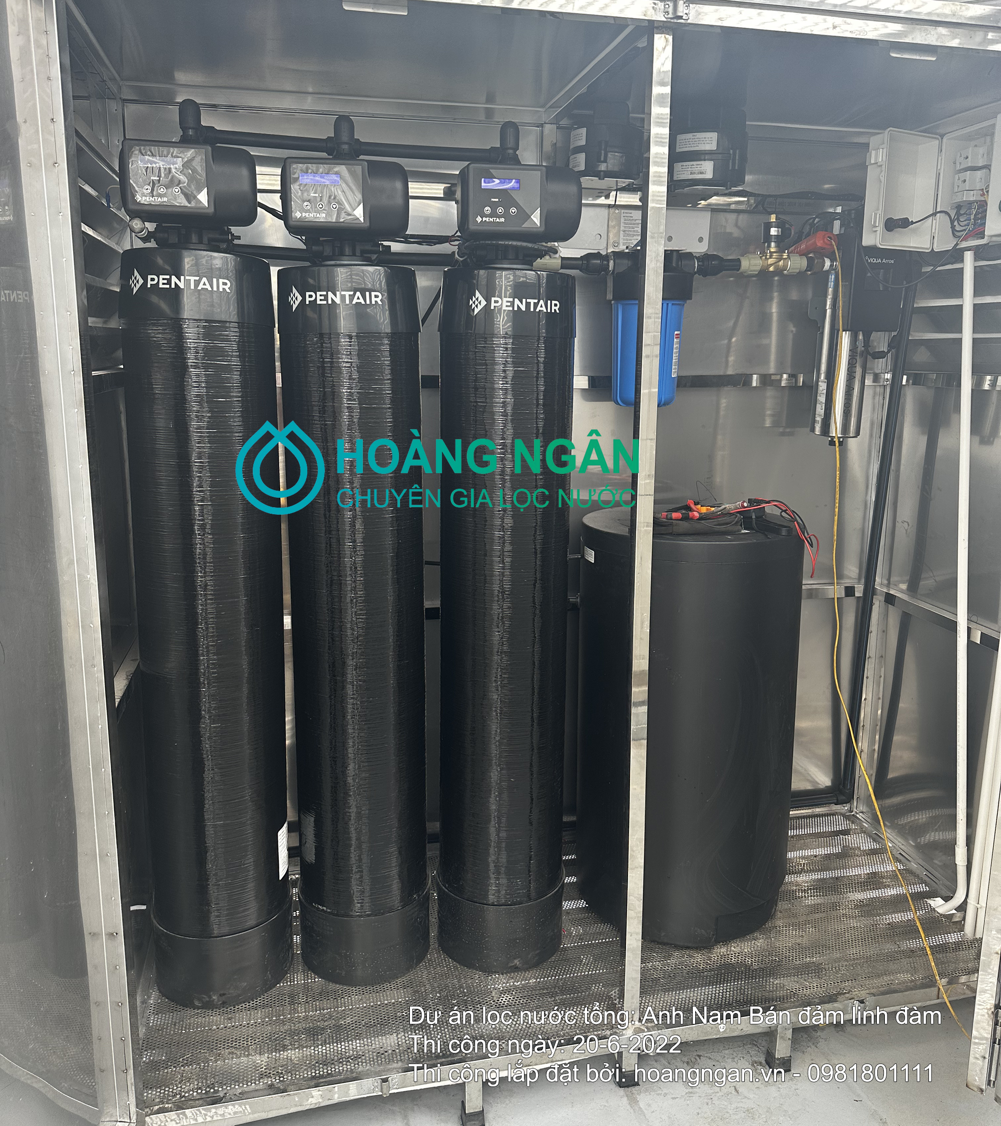 loc nuoc tổng pentair biệt thự anh nam linh đàm