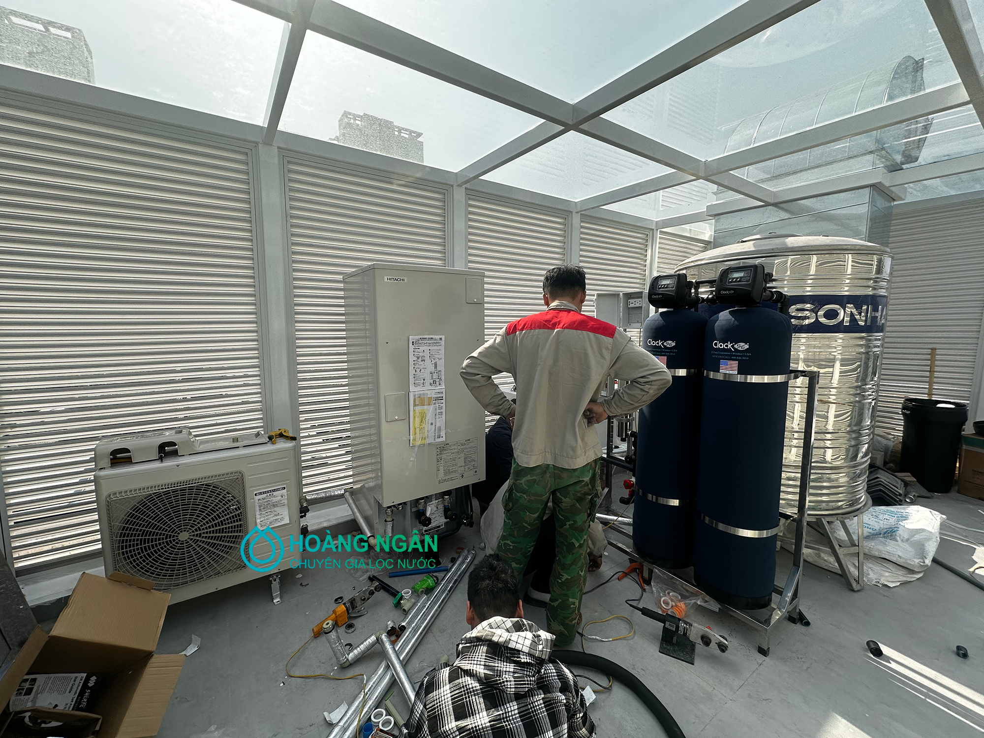 dự án heatpump và lọc tổng