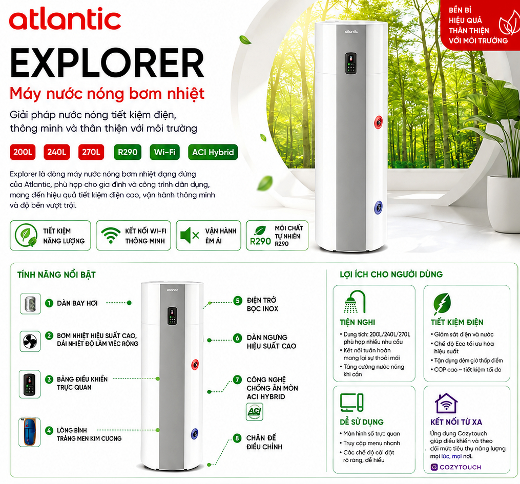 atlantic 270l explorer new