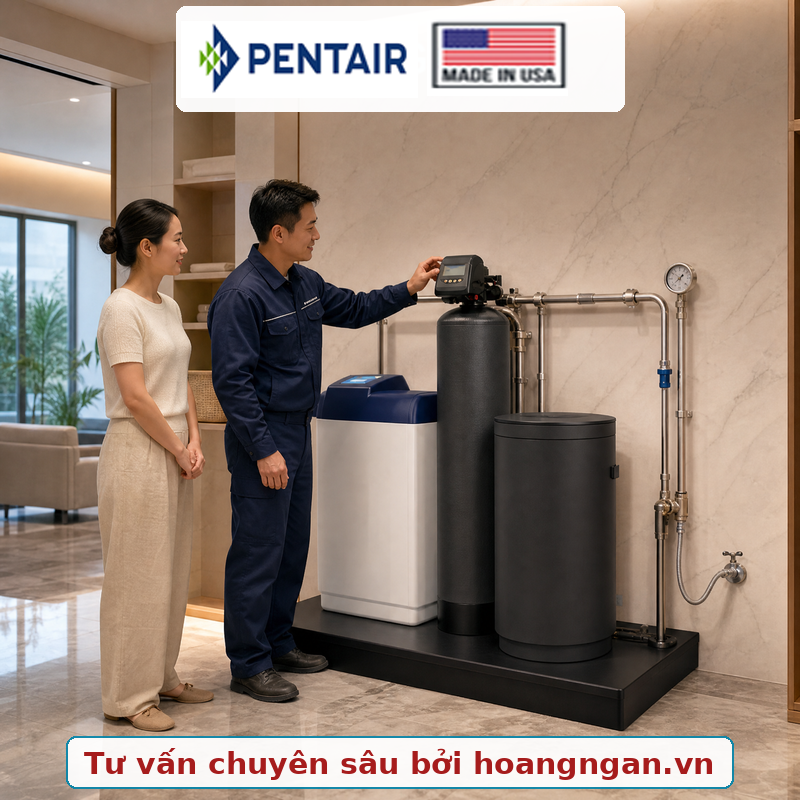 Pentair WaterTrust Pro 2.0 + Softena Smart CS Maxi ản công trình